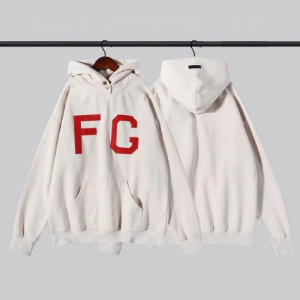 ESSENTIALS White Hoodie FG