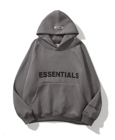 Essentials Hoodie Dark Black