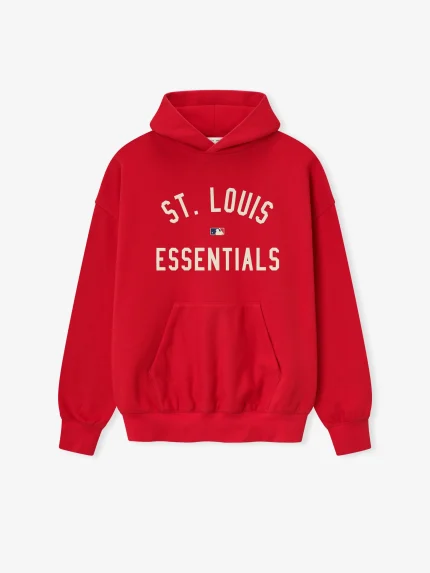 Essentials ST Louis Hoodie Red