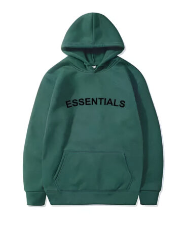 Hoodie Fog Essentials Green