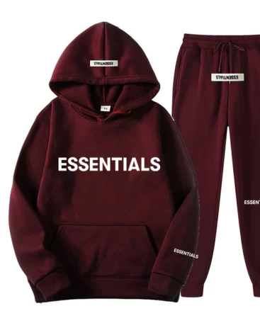 Mahroon Tracksuit Essentials