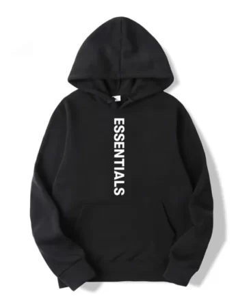 Pullover Black Hoodie Essentials